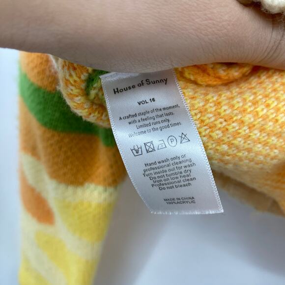 House of sunny colorful jacquard cardigan - Picture 5 of 6